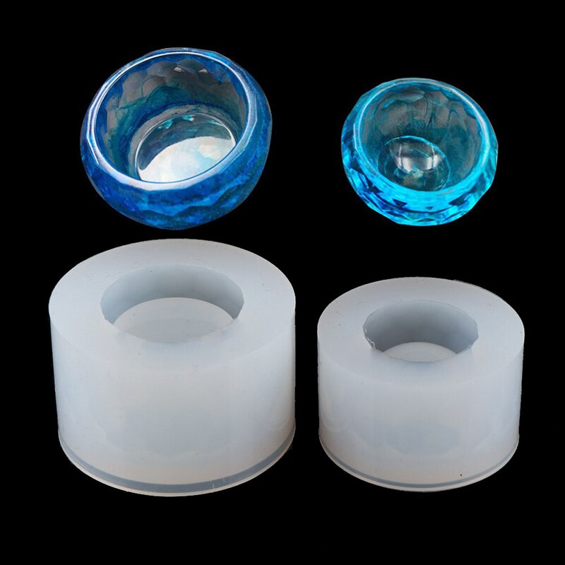 Usefull Silicone Mold Bowl Hand Making Jewelry Resin Necklace Mould Craft DIY Tool