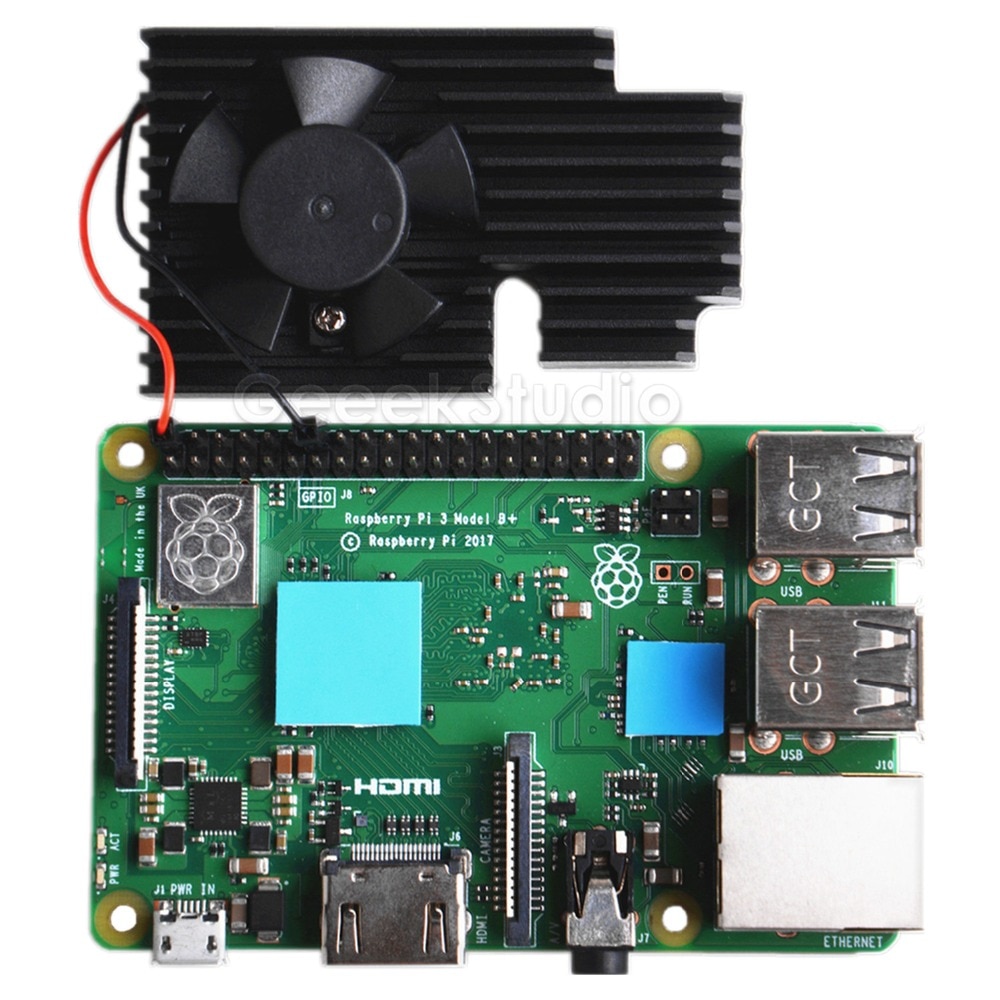 Nieuw In Voorraad! Cnc Extreme Koelventilator Heatsink Kit Voor Raspberry Pi 4B/3B +/3B Plus/3B