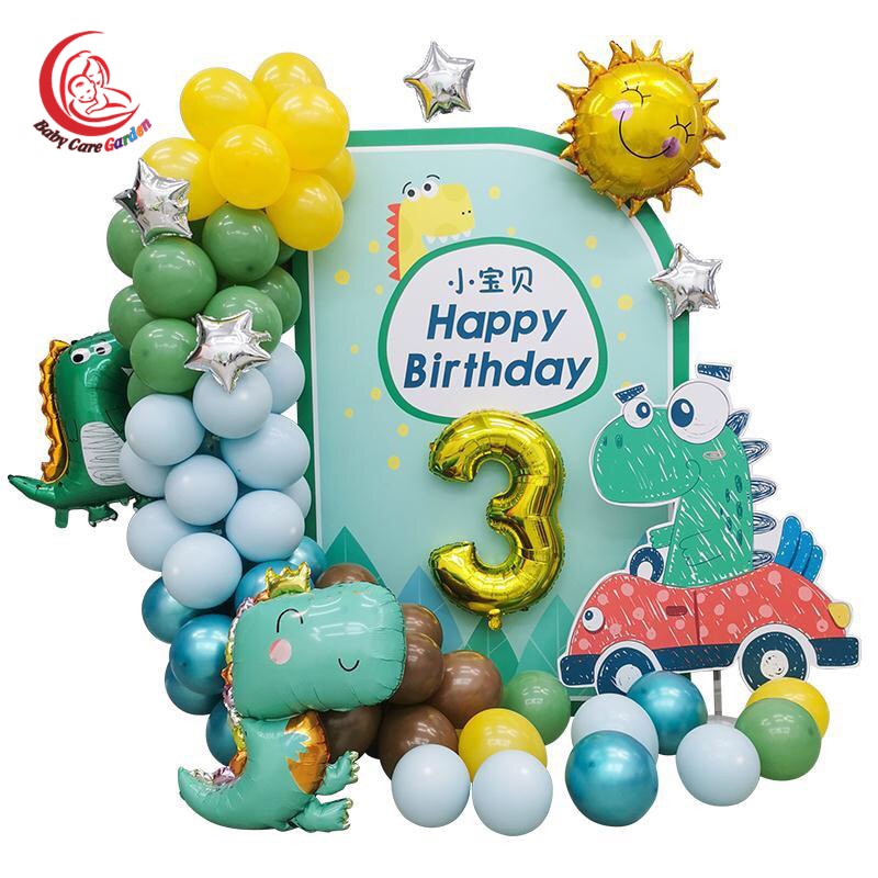 1pc Large 4D Walking Dinosaur Foil Balloons Boys Animal Balloons Children Dinosaur Birthday Party Jurassic World Decor Balloon