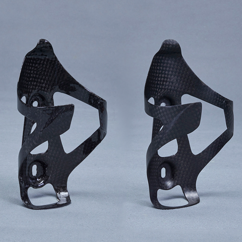 Pełna węgiel fiber rowerowa skrzynka na butelki butelka wody uchwyt na czajniczek wioślarz jazda na rowerze drink stojak 3K błyszczący matowy