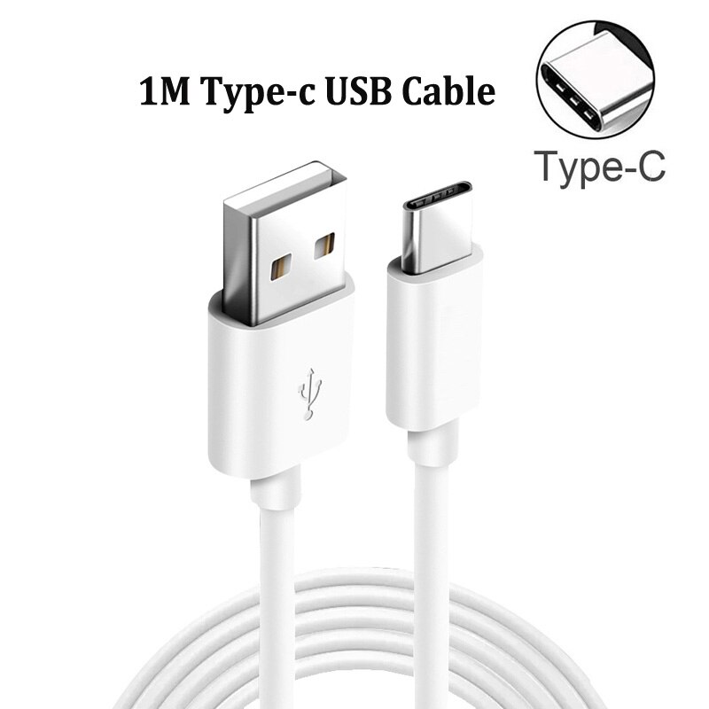 Voor Samsung Galaxy S10 S9 S8 Plus Note 8 9 10 20 Pro A50 A70 A30 Mobiele Telefoons Lader Eu plug Wall Charger Type-C Usb Kabel: 1m For Type-c