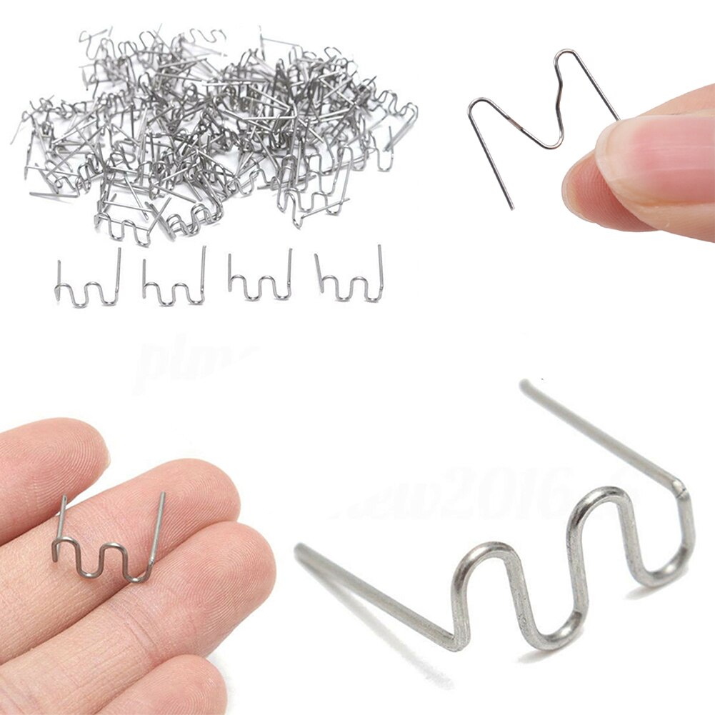 Lassen Nietjes Kit, 100 Stks 0.8mm Rvs Auto Bumper Reparatie Pre Cut