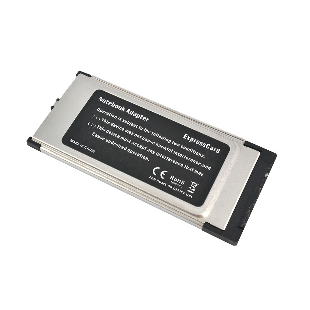kebidumei High Full Speed Express Card Expresscard to USB 3.0 2 Port Adapter 34 mm Converter 5Gbps Transfer rate