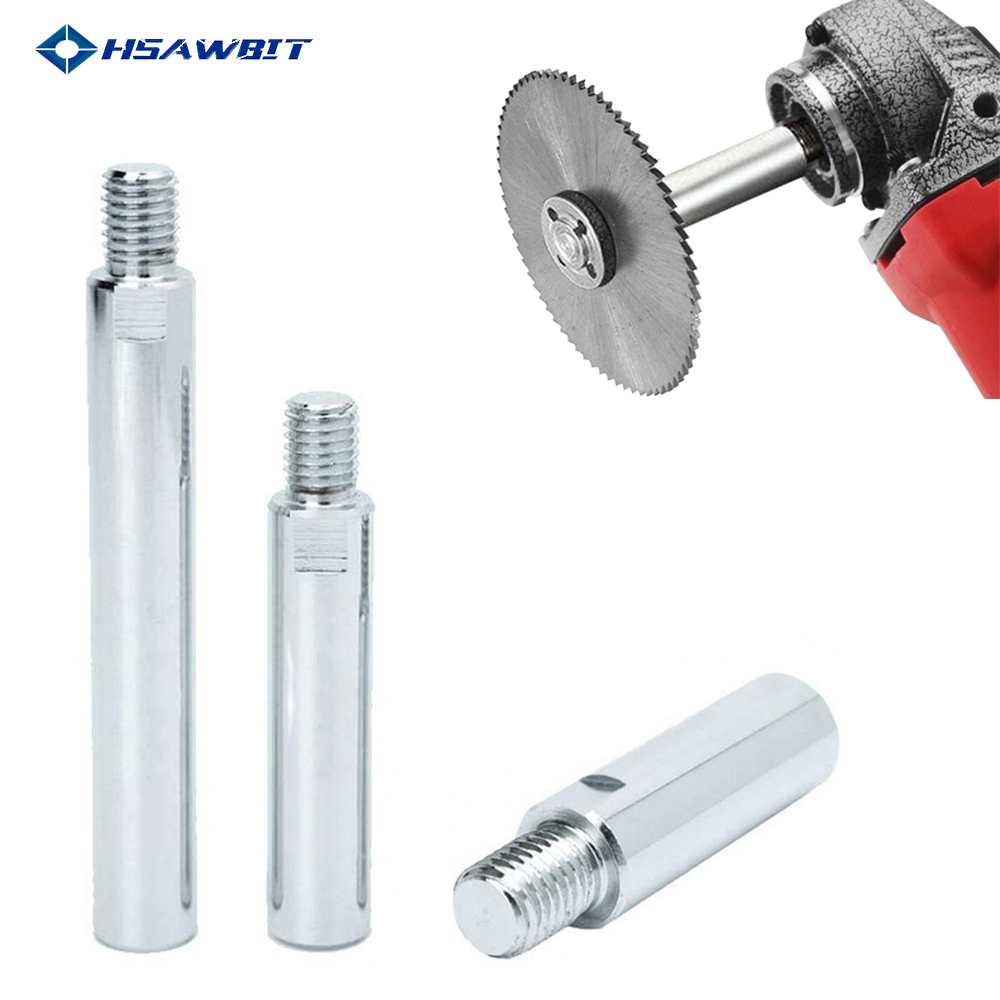 1PCS M14 M10 thread adapter Extension rod 50mm-100mm angle grinder extension rod for polishing pad grinding connection