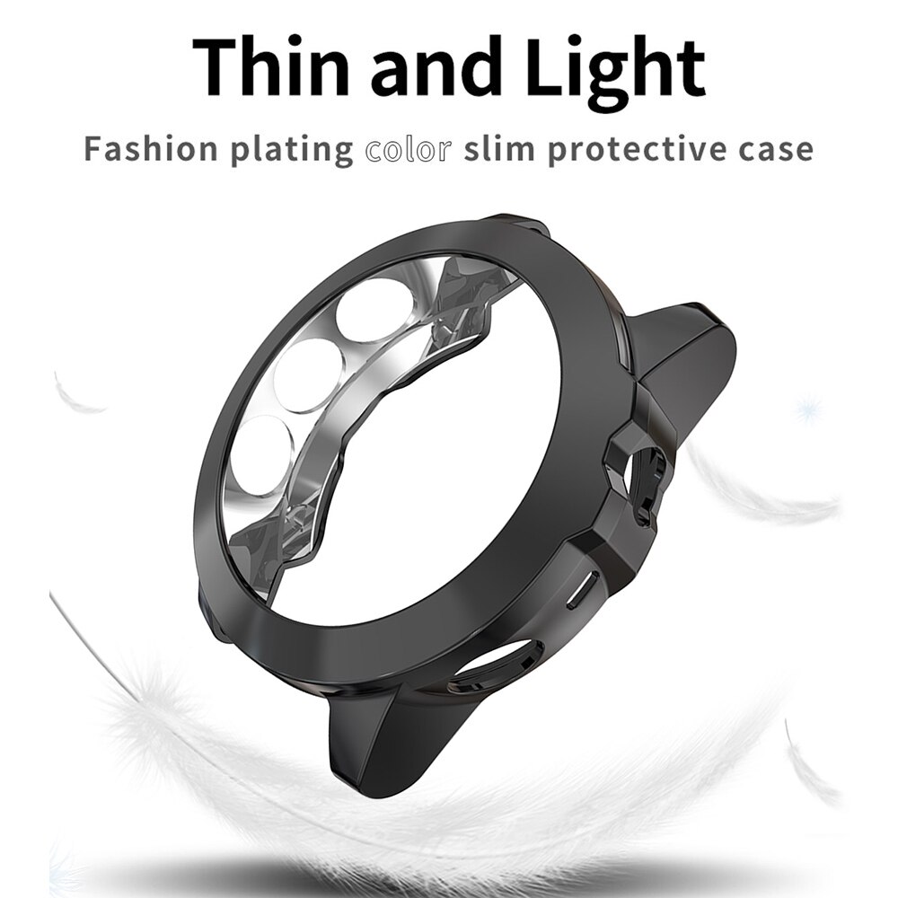 Étui de protection en TPU souple de couleur plaquée pour montre Garmin Fenix 5X, couvercle de montre léger pour Fenix 5 X, accessoires à coque fine