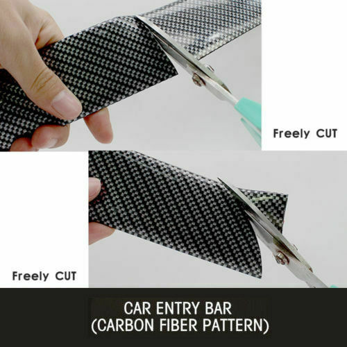 Car Stickers 5D Carbon Fiber Door Sill Protector for honda crf 450 nissan qashqai kia sportage golf mk4 renault clio 4