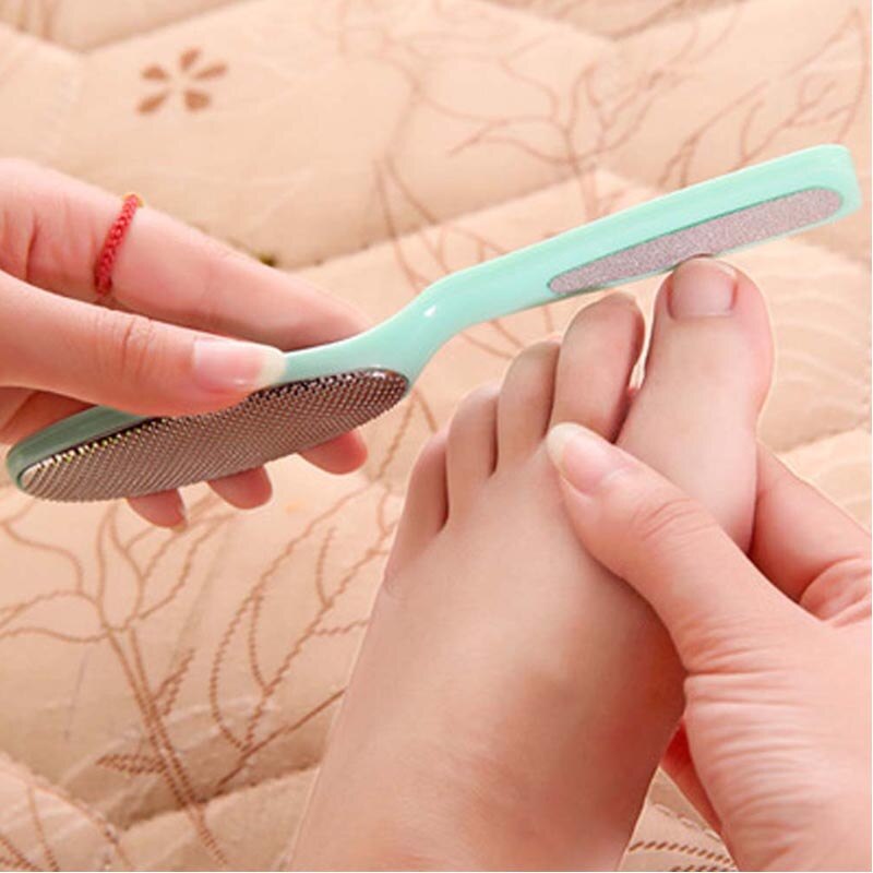 2pcs/set Random Color Hand Foot Feet File Exfoliating Scrub Rub Board Dead Skin Removal Calluses Remover Pedicure Foot Care Tool