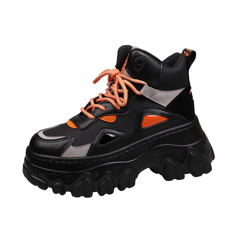 2020 nowe markowe trampki damskie buty na koturnie buty trampki platforma kosz Femme sznurowane Casual Chunky shoes