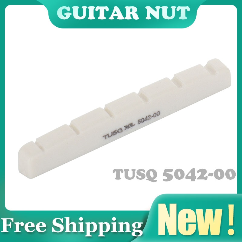 Graph Tech PQ-5042-00 TUSQ Nut XL 42mm Pre-Slotted Flat Bottom Guitar Nut for FD Strat Tele Electric guitar Ivory