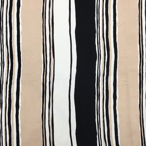 Tissu imprimé en sergé fin à rayures de couleur, 2022: 7