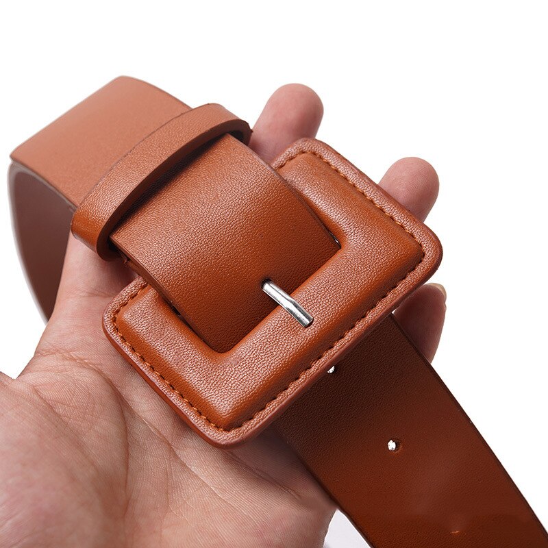 Cinturones morados para mujer, corsé rojo ancho, cinturilla para Vaqueros, vestido grande, fajas, abrigo, correa de cuero