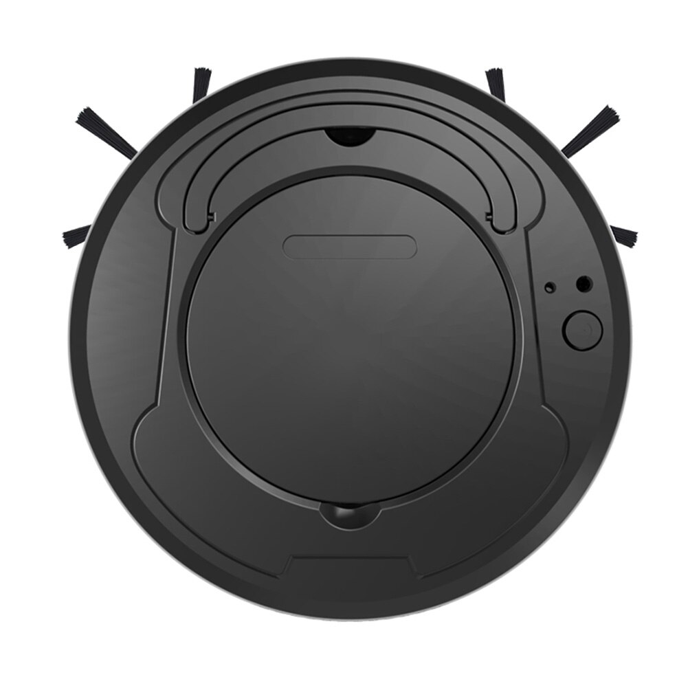 Støvsuger 1200pa smart fejerobot automatisk sensing hjem rengøring multifunktionel mopperobot: Sort