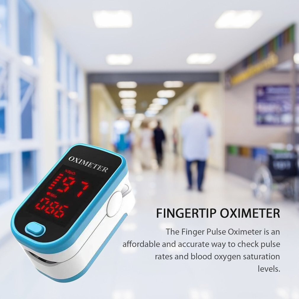 Oxímetro Digital de pulso para la yema del dedo, medidor de saturación de oxígeno en sangre, Monitor de salud SPO2 PR OLED para el hogar