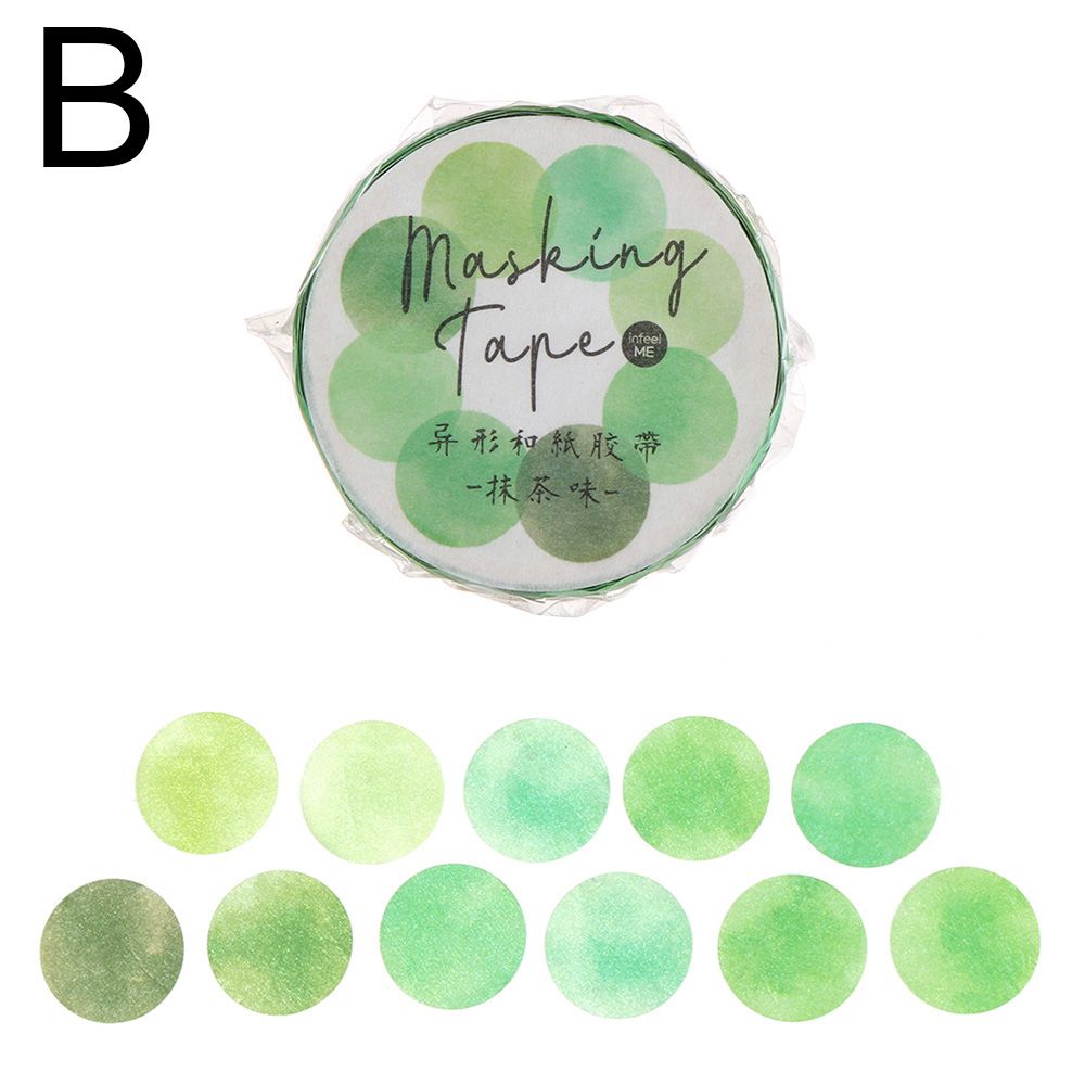 100Pcs/Rolls Candy ​Masking Tape Fruit Tape Shaped Washi Tape Sticky Paper DIY Scrapbooking Sticker Photo Decor Stationery: B