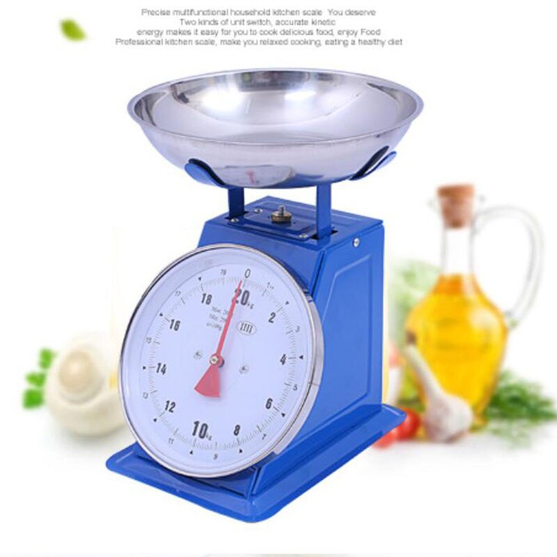15KG/20KG/30KG Classic Mechanical Scale Spring Balance Weight Dial Scale Household Platform Scale Kitchen Fish Meat Weight Scale