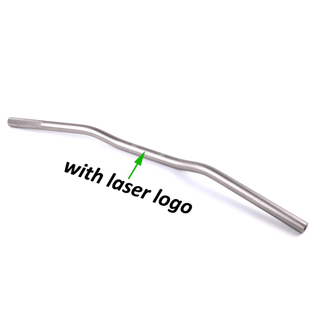 Motorcycle Handlebar 22mm CNC Aluminum Alloy Handle Bars for Honda NC750X PXC CB1000R CB500X MT09 R1 Z750 Z900 Z1000 Cafe Racer: Titanium-laser logo