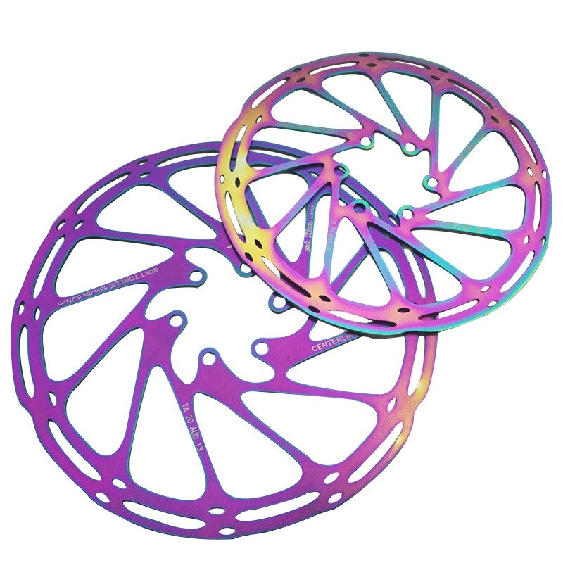 Mi.Xim Fahrrad Bremsscheibe Mittellinie mit 6 Stahl Schrauben für BMX