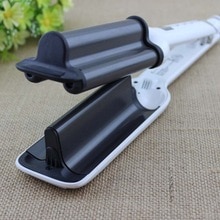 32mm dybe bølget hår krøllejern keramisk triple barrel big wave curlers big wave curler eu stik