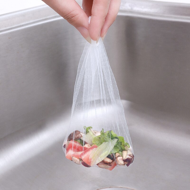 Køkkenvask si filter filterpose skrald kloaknet bærbart til badeværelse i