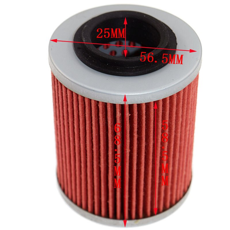 För can-am atv 1000 outlander efi dps r xt xt-p r max motorcykel oljefilter: 1 pc