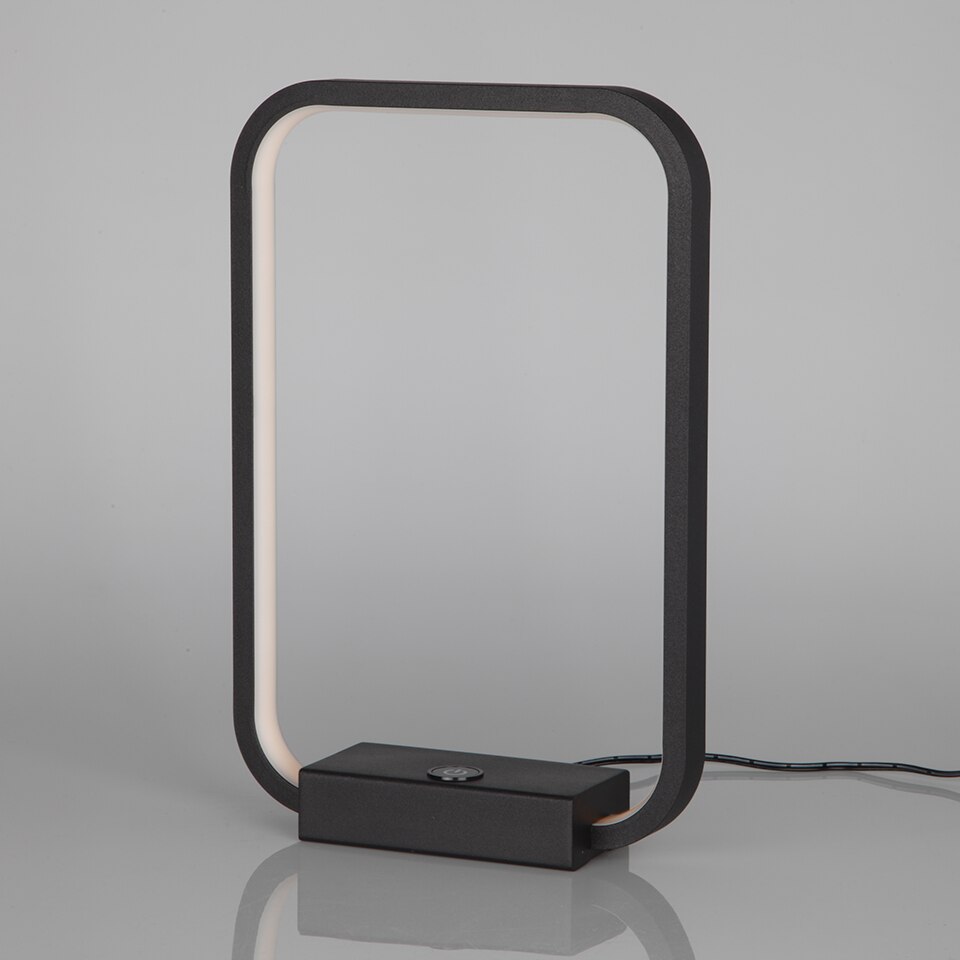 Lampe tactile carrée moderne, à intensité réglable, pour chambre à coucher, protection des yeux, lecture, décoration de la Table de chevet, modèle LED