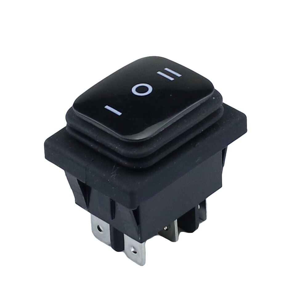 1Pcs Waterproof 6Pin Rocker Switch 3 Position Locking ON-OFF-ON DSDT 16A/250V/ 20A 125V RL2