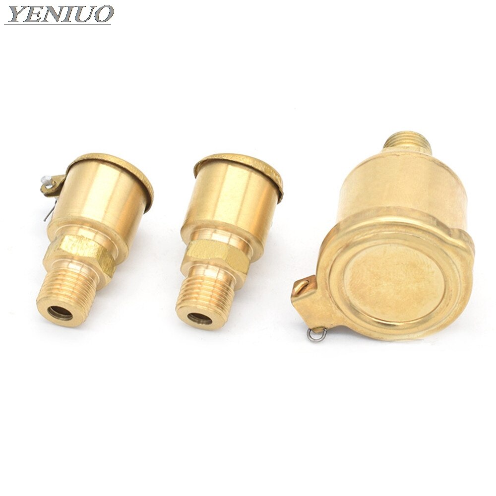 Metrische Buitendraad Messing Olie Cup Olie Port Cap Olieman Flip Cap Cover Voor Genertor Motor Bodem Beugels