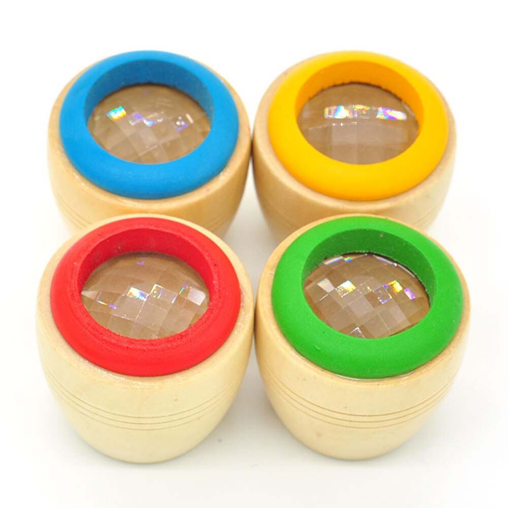 Houten Educatief Magic Kaleidoscope Baby Kid Kinderen Leren Puzzel Speelgoed L0097