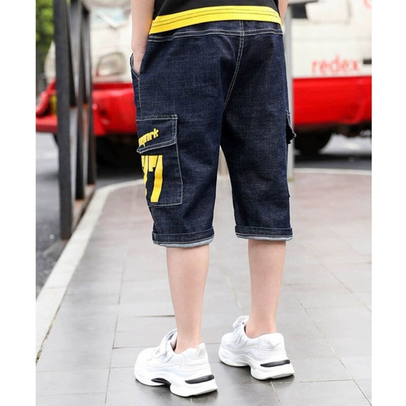Jungen Jeans Shorts Sommer Kinder Jeans Shorts kinder Freizeit Denim Kurze Hosen Für Teen Jungen 2-14 jahr Kind Tragen