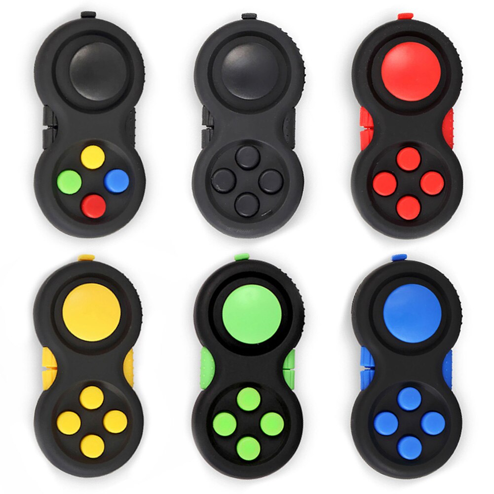 Game Fidget Pad Stress Reliever Squeeze Fun Magic Desk Toy Handle Decompression Key Mobile Phone Accessory