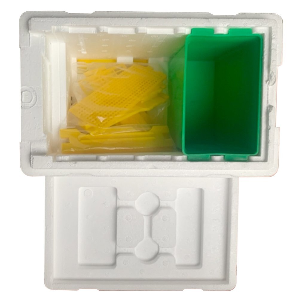 Bee Mating Box Beekeeping Tools Foam Beehive Bee Mating Box Bee Queen Reserve Box Pollination Case Set Breeding Equipment