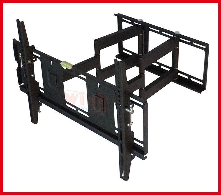 HEAVY DUTY Dual Arm 32-65 inch LCD LED Monitor TV Wall Mount Full Motion Swivel Tilt Bracket Arm