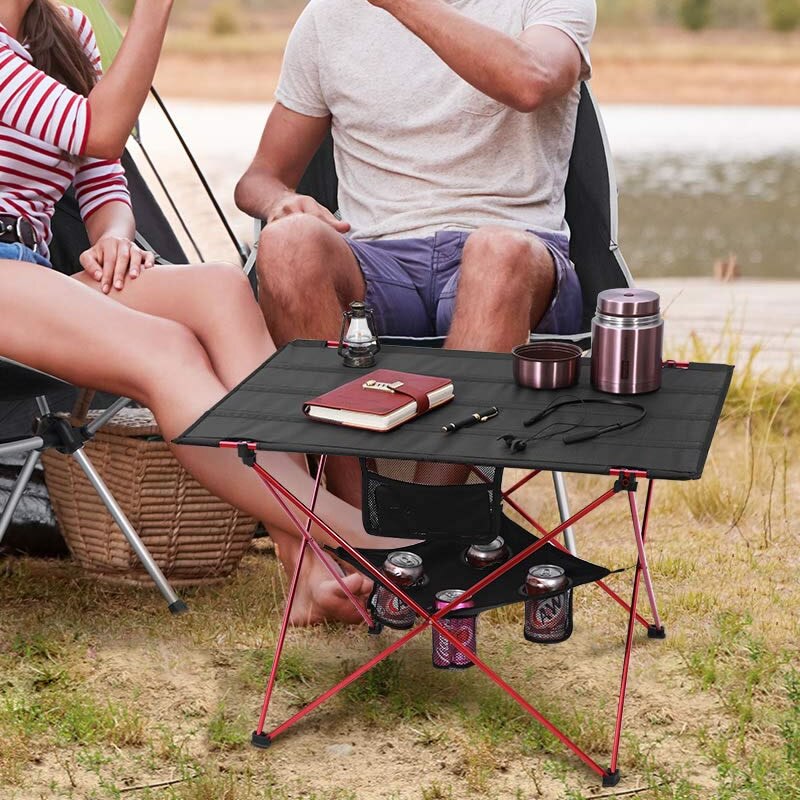 Ultralight Compact Camping Folding Table with Carry Bag
