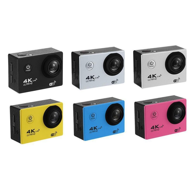 4k wifi action camera 1080p hd 16mp helmcamera waterdichte dv afstandsbediening sportvideo dvr zwart