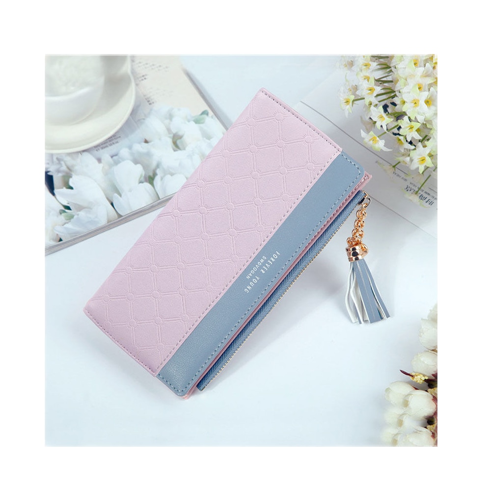 Women Ladies Wallet Long Zip Purse Card Phone Holder Case Clutch Tassel Long Cute Wallet Zipper Portefeuille Cartera Mujer