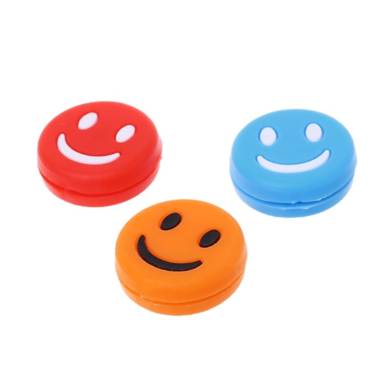 Silicone Smile Face Tennis Racquets Vibration Absorbers Outdoor Sports Supplies For Sports Accessories