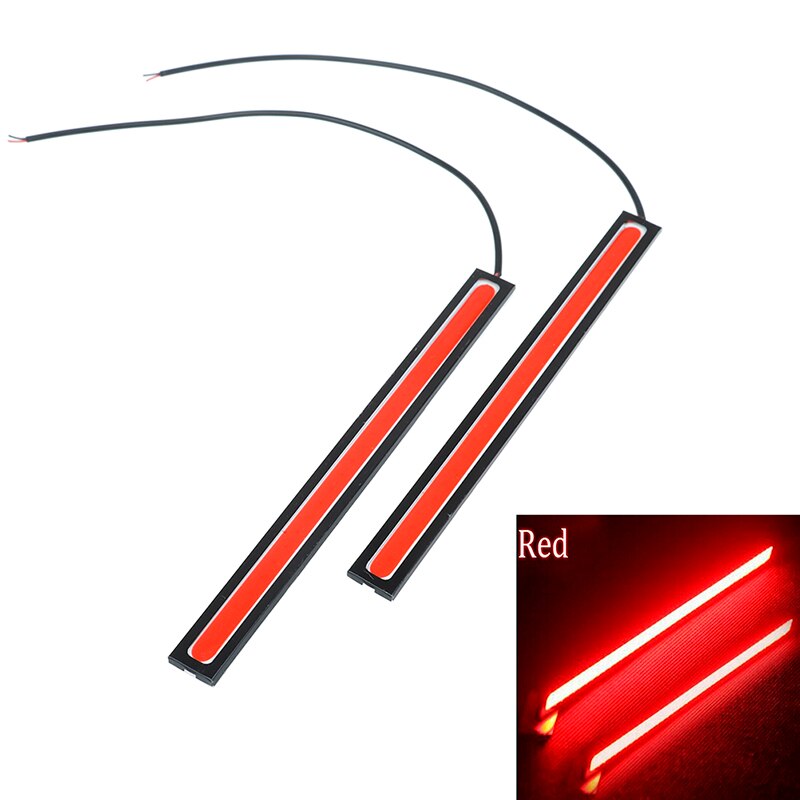 1pair car daytime running light 17CM super bright led daytime running lights COB aluminum shell waterproof 12v