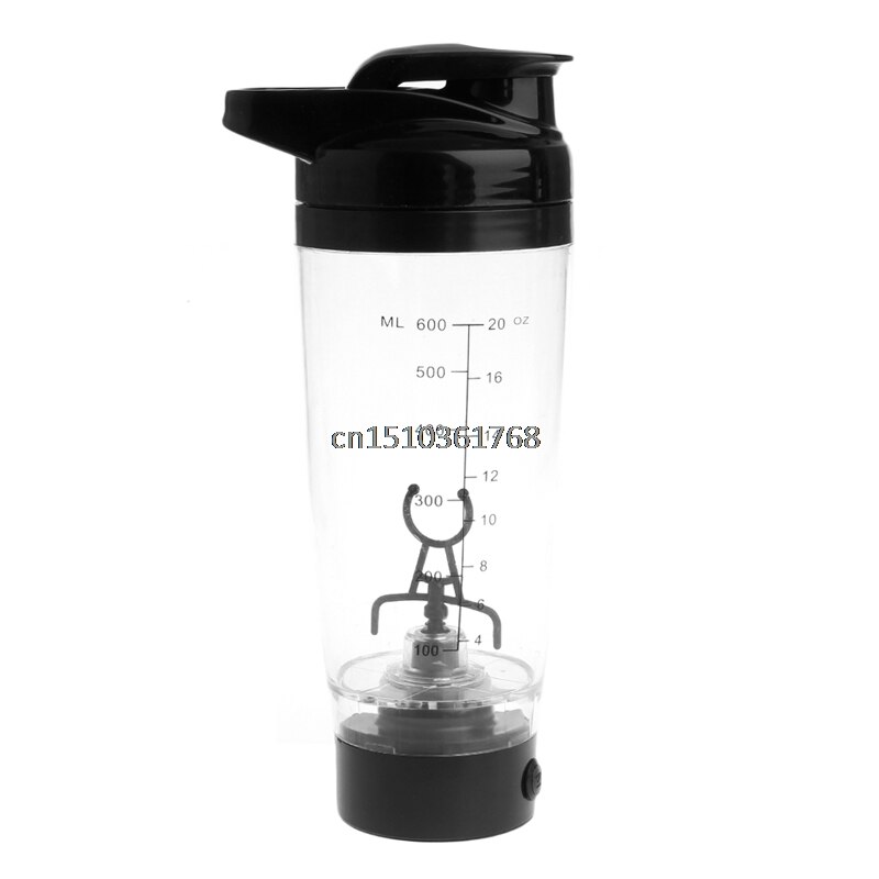 600ml protein shaker plastik blandekopper vandflaske sports aftagelig vortex mixer dele  #y05# #c05#