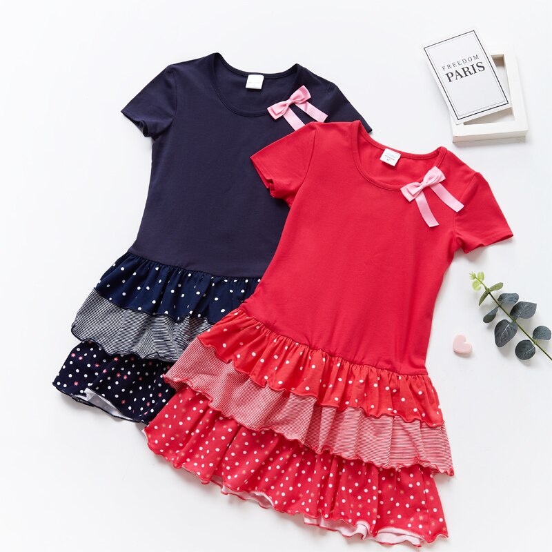 Zoete Kinderen Meisje Kleding Casual School voor Meisjes Tutu Jurk Kids Girl Party Wear Kleding Kerst Baljurk 3 -8 jr