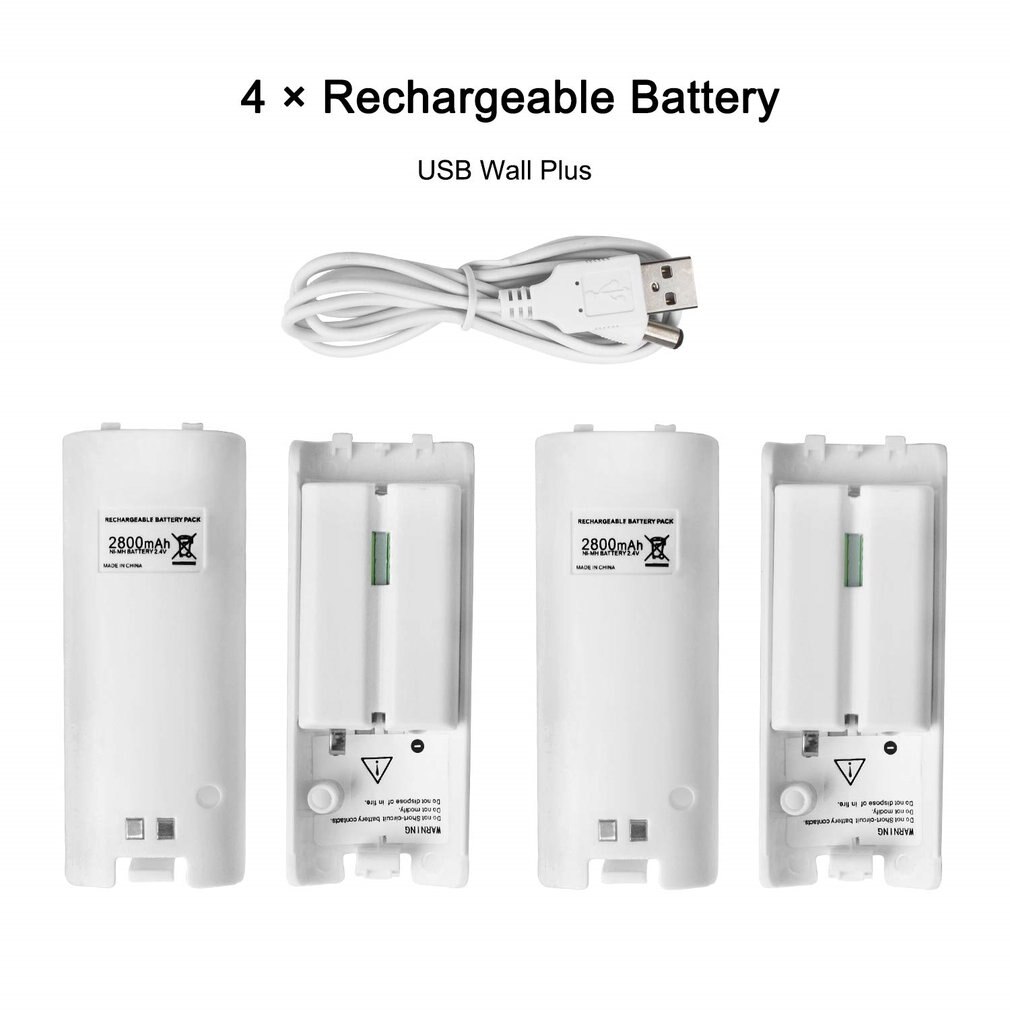 4 In 1For Wii U Laadstation Voor Wii U Controller Wii Laadstation Met 4 Voor Wii Batterijen Batterij