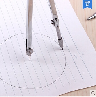 premium metal standard compasses with pencil leads durable pencil compass office and school supplies DELI 8603