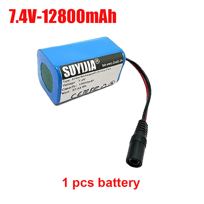 Batería Lipo para T188 T888 -5 Control remoto buscador de peces cebo de pesca barco repuestos juguetes RC accesorios 2S 7,4 V 12800 mah.: Gris