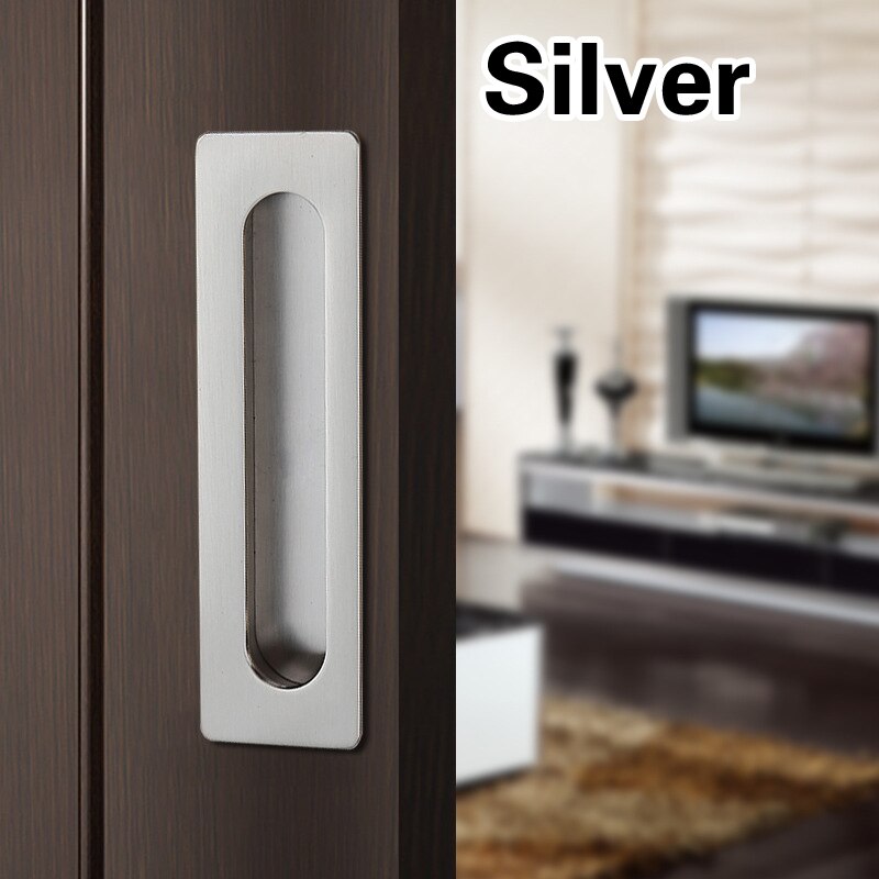 1pc Embedded Sliding Door Handles Hidden Invisible Cupboard Wardrobe Cabinet Push / Pull Handles Door Hardware: 15