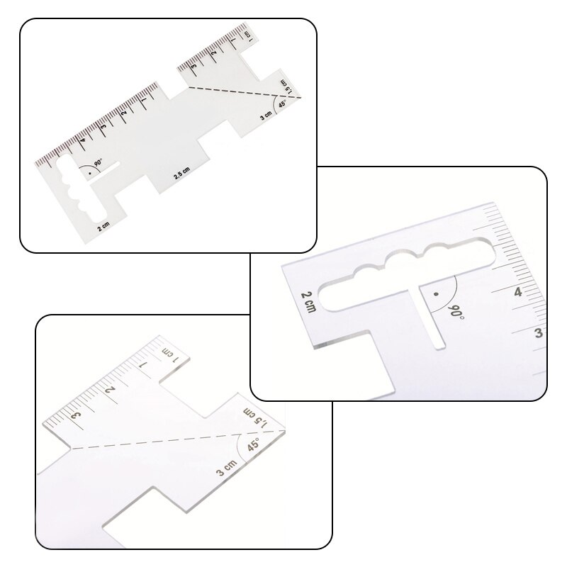 Sewing Gauge Sewing Seam Ruler Measuring Gauge Patchwork Quilting Tailor Sizer Helper Tools