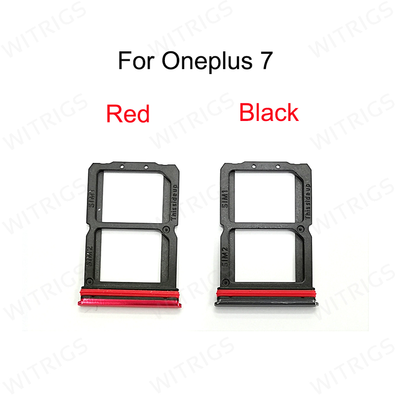 Witrigs For OnePlus 7 Pro SIM Card Tray Holder Slot Socket For One Plus 7 7Pro Replacement