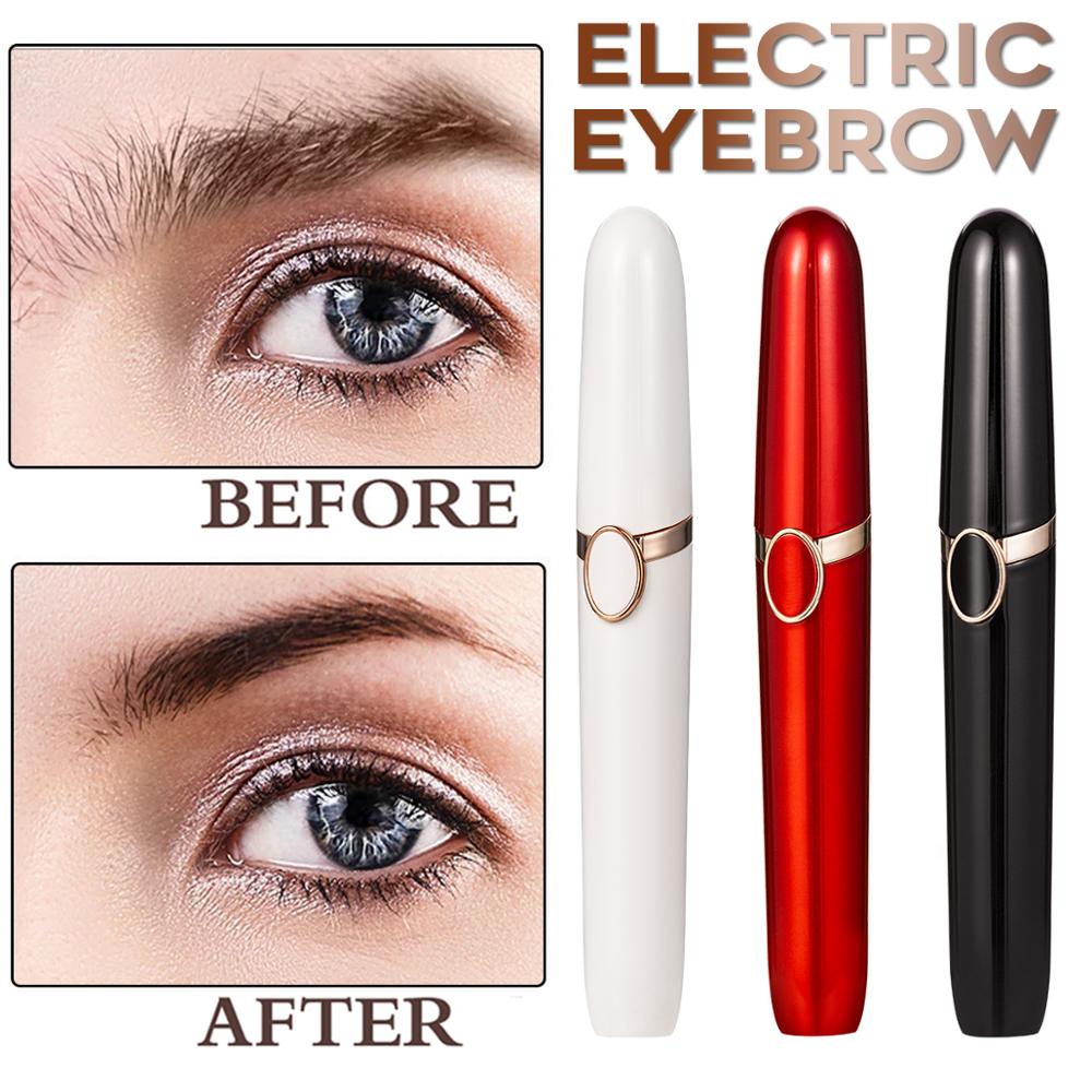Electric Eyebrow Trimmer Women Face Razor Eyebrow Epilator Shaver Painless Fast Eye Brow Trimmer Portable Hairs Luxury Shaver