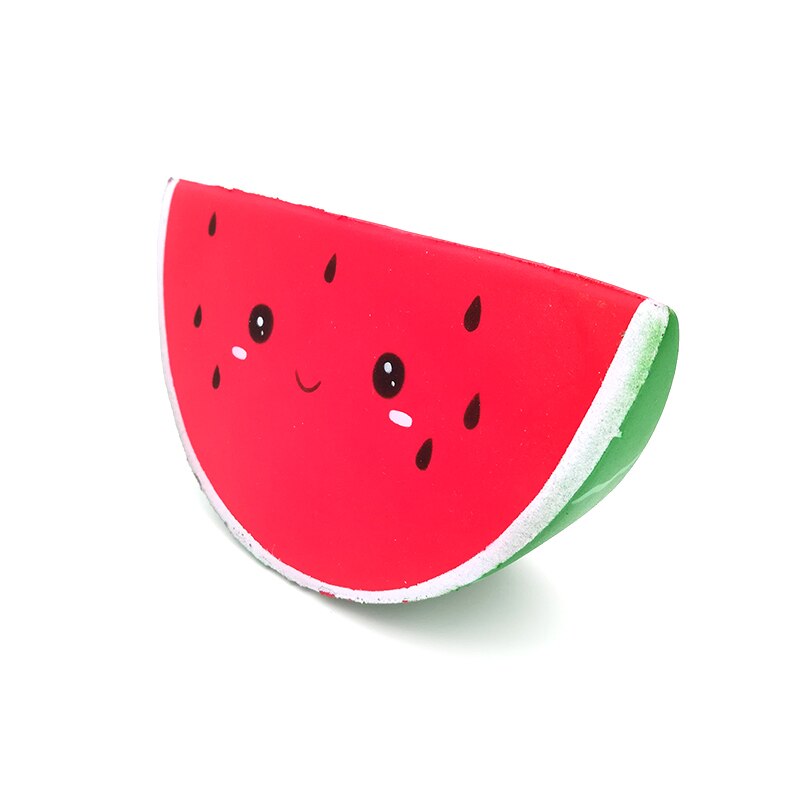 Squishy Watermeloen Jumbo Squishy Speelgoed Kawaii Squishies Langzaam Stijgende Antistress Stress Squishies Speelgoed: smiley watermelon