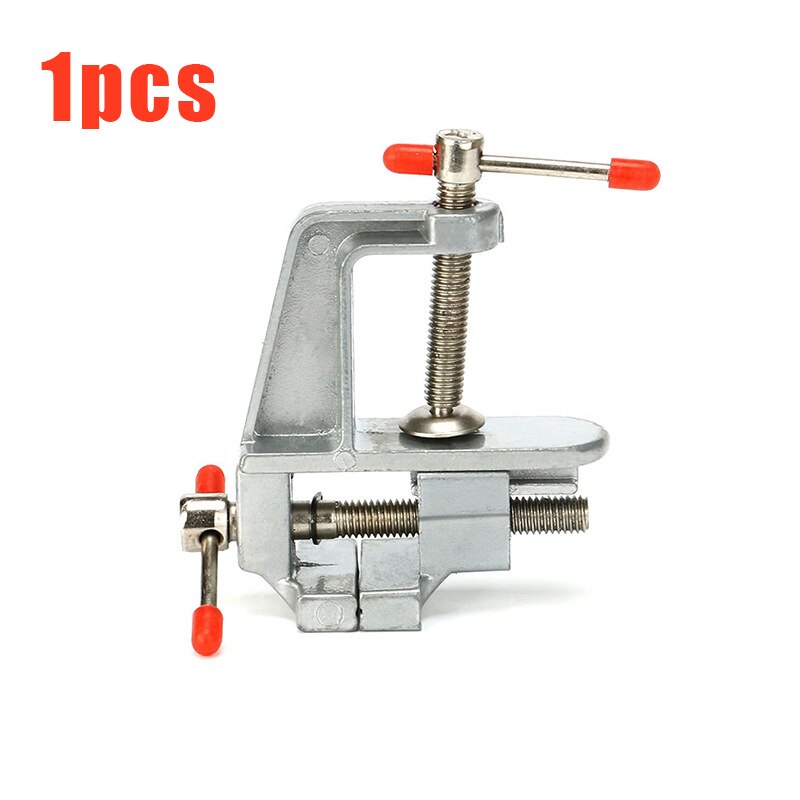 3.5 "Aluminium Miniatuur Kleine Juweliers Hobby Klem Op Tafel Bankschroef Mini Tool Vice Bench Kleine Bankschroef Tafel vise: 1pcs