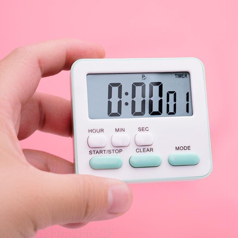 652F LCD Pantalla LCD Temporizador Temporizador Temporizador cocina digital Atanción 24 Horas Reloj Sleep For