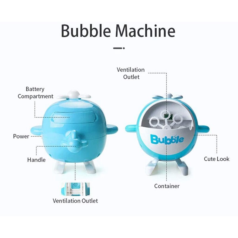 Automatische Helicopter Bubble Machine Elektrische Cartoon Bubble Machine Kinderen Blow Bubble Machine Speelgoed
